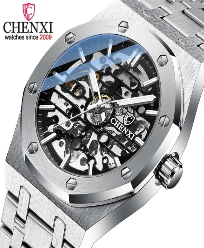 Chenxi Automatic Mens Watchs Top Brand MECHANICAL WRIST MONTRATION ARRÉPRÉPORT BUSINESSE SPORTS SPORTS SPORT