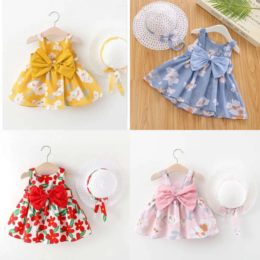 Dresses Girl Summer Printing Dress for Baby Girls 1 2 3 4 Sleeveless Skirts Casual Trendy Clothes Child's Cute Loose Vest Outdoor s
