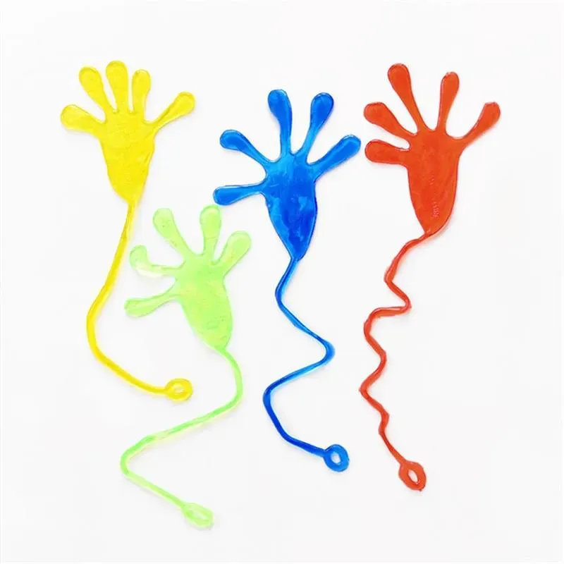 Random Send Sticky Hands Toys Funny Gadgets Kids Practical Jokes Squishy Party Prank Gifts Novelty Toy for Children