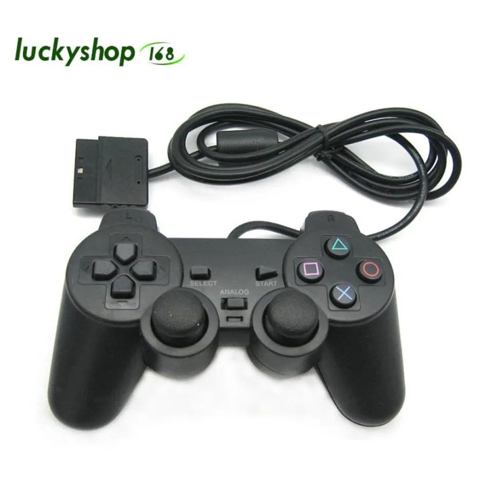 PlayStation 2 Wired Joypad Joysticksゲームコントローラー用PS2コンソールのゲームパッドDHL4059527によるダブルショック