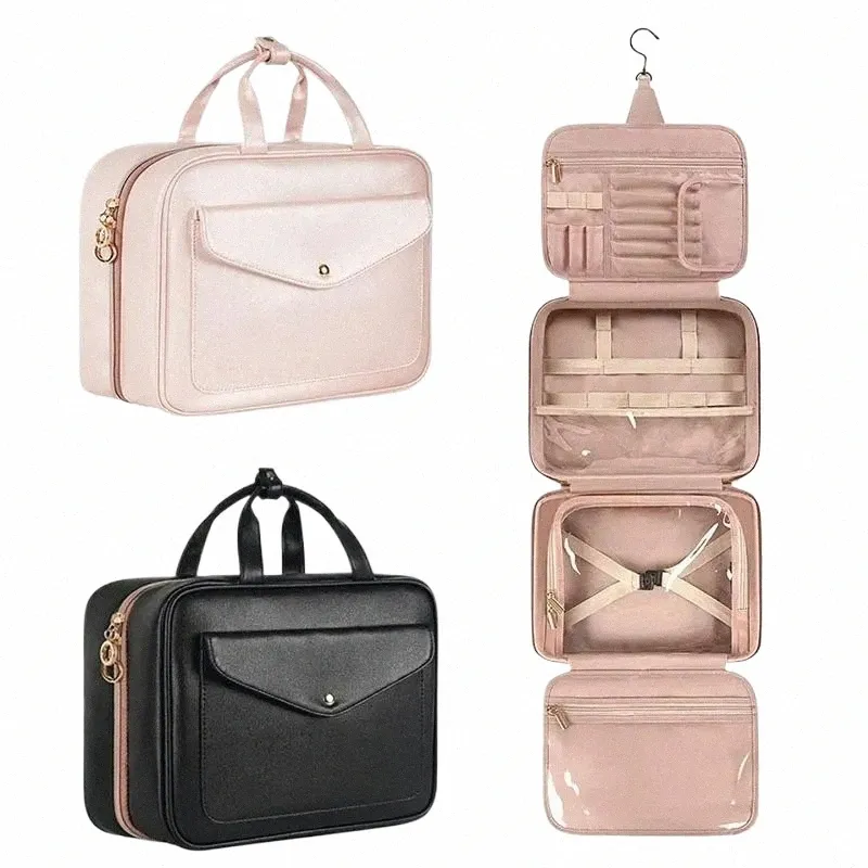 travel Organizer Hanging Toiletry Bag Men Bathroom Large Portable Storage Box Waterproof Women Toiletry Cosmetic Makeup Case 87h6#