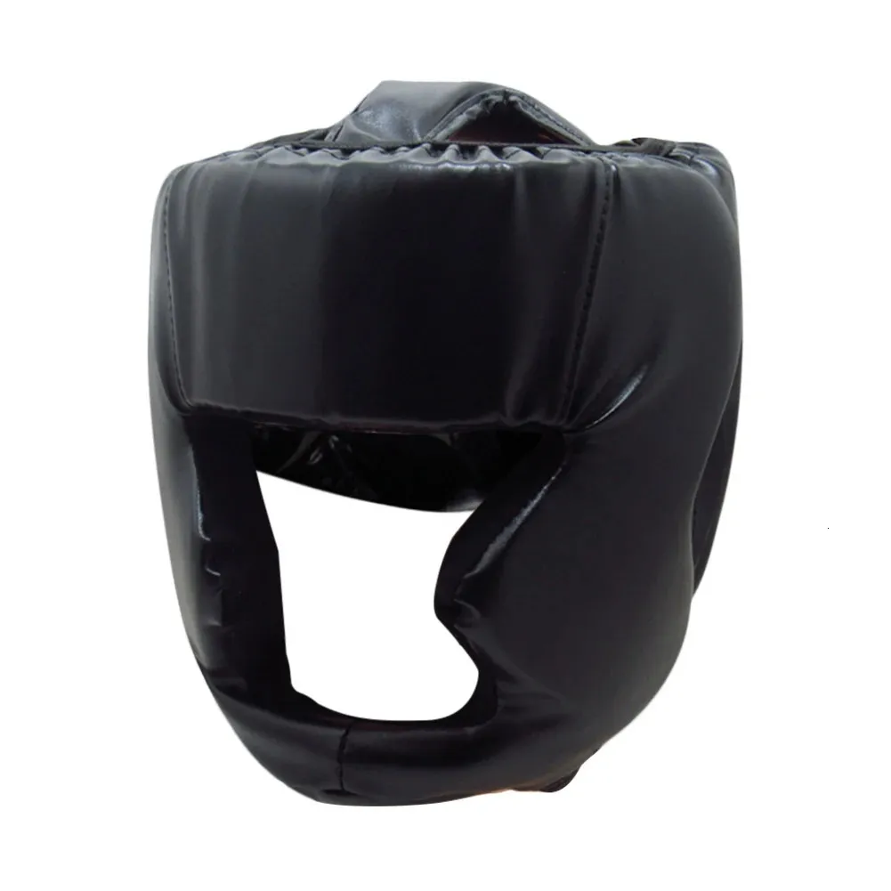 Полнокрытый утолщенный шлем боксерский шлем мужчина женщин взрослые каратэ муай тай-тренировочный защитный тренажерный зал.