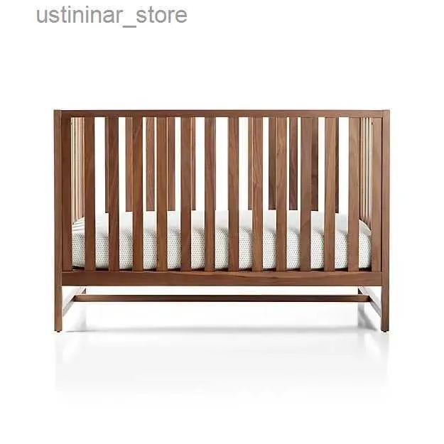 Baby Cribs Baby Bed massief houten baby bed slingerende wieg voor pasgeboren baby COT CRIB L416