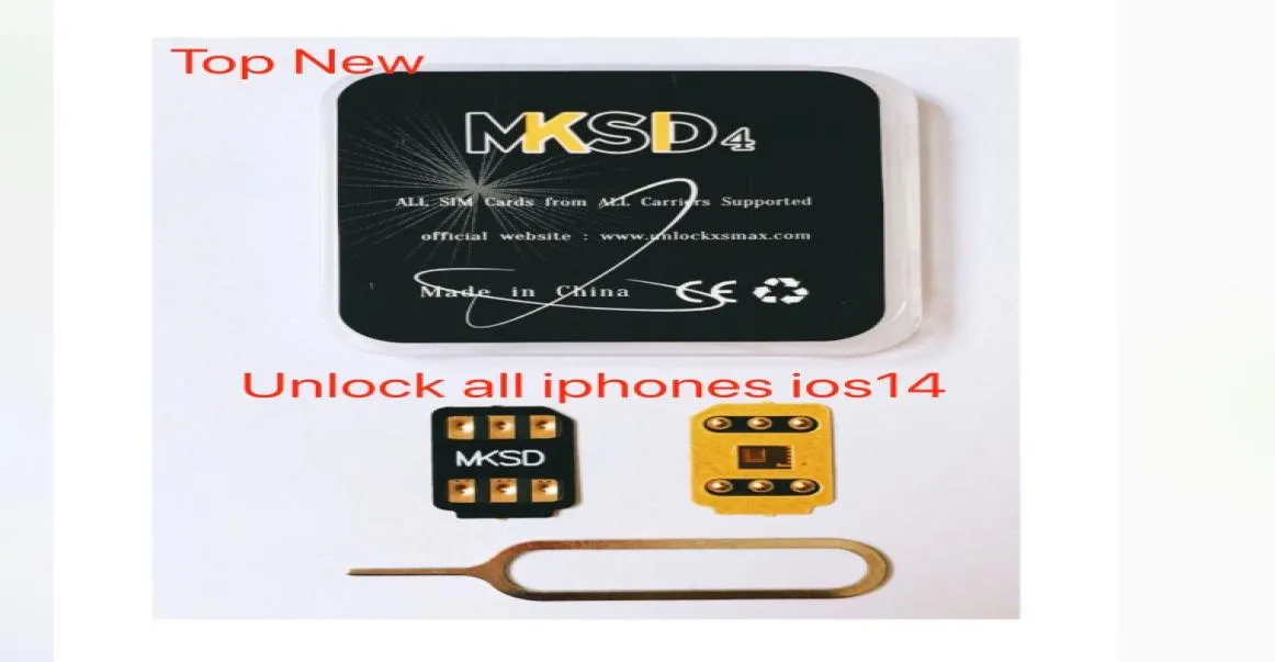 MKSD4 Adhessive Glue Sticker ICCID разблокирует всех носителей для IP11PRO MAX 11 XSMAX XR X 678PLUS GEVEY SIM HEICARDSIM VSIM9222517
