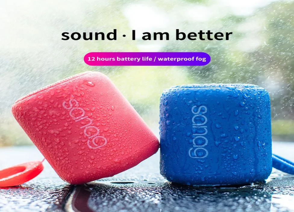 SANAG X6 IPX5 Водонепроницаемые Bluetooth Portable Super Bass Wireless Card Music Speaker 3D цифровой звук