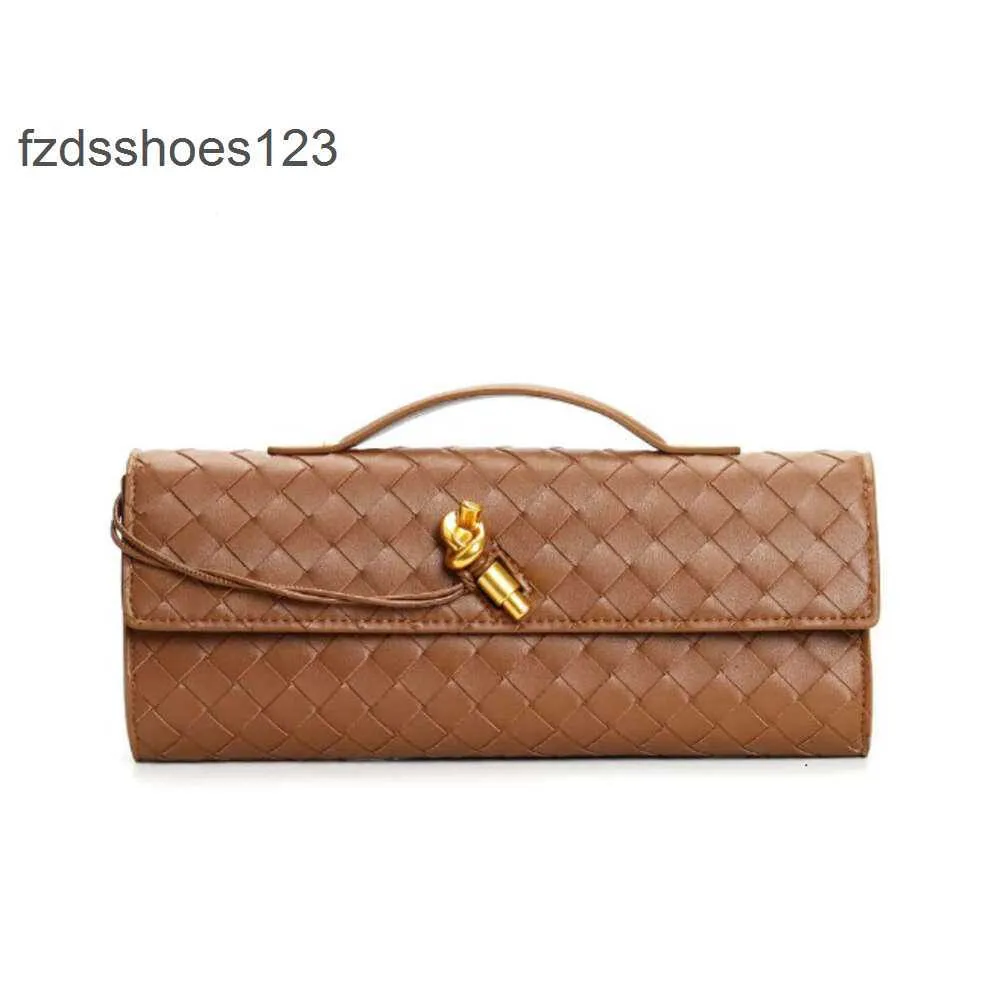 Venets Schnallen Beutel Single Diagonal Woven Schulterinnen Frauen Hardware Lady Lock Handgefertigte Bottegs Clutch Cross Long Tasche 2024 Neues Bag Französisch Andiamo 0vi3