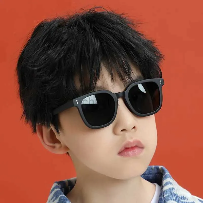 Güneş Gözlüğü Yeni Çocuk Güneş Gözlüğü Erkek Kızlar Güneş Gözlükleri Silikon Güvenlik Gözlükleri Çocuklar İçin Hediye Bebek UV400 Gözlük Moda Küçük Kare 24416