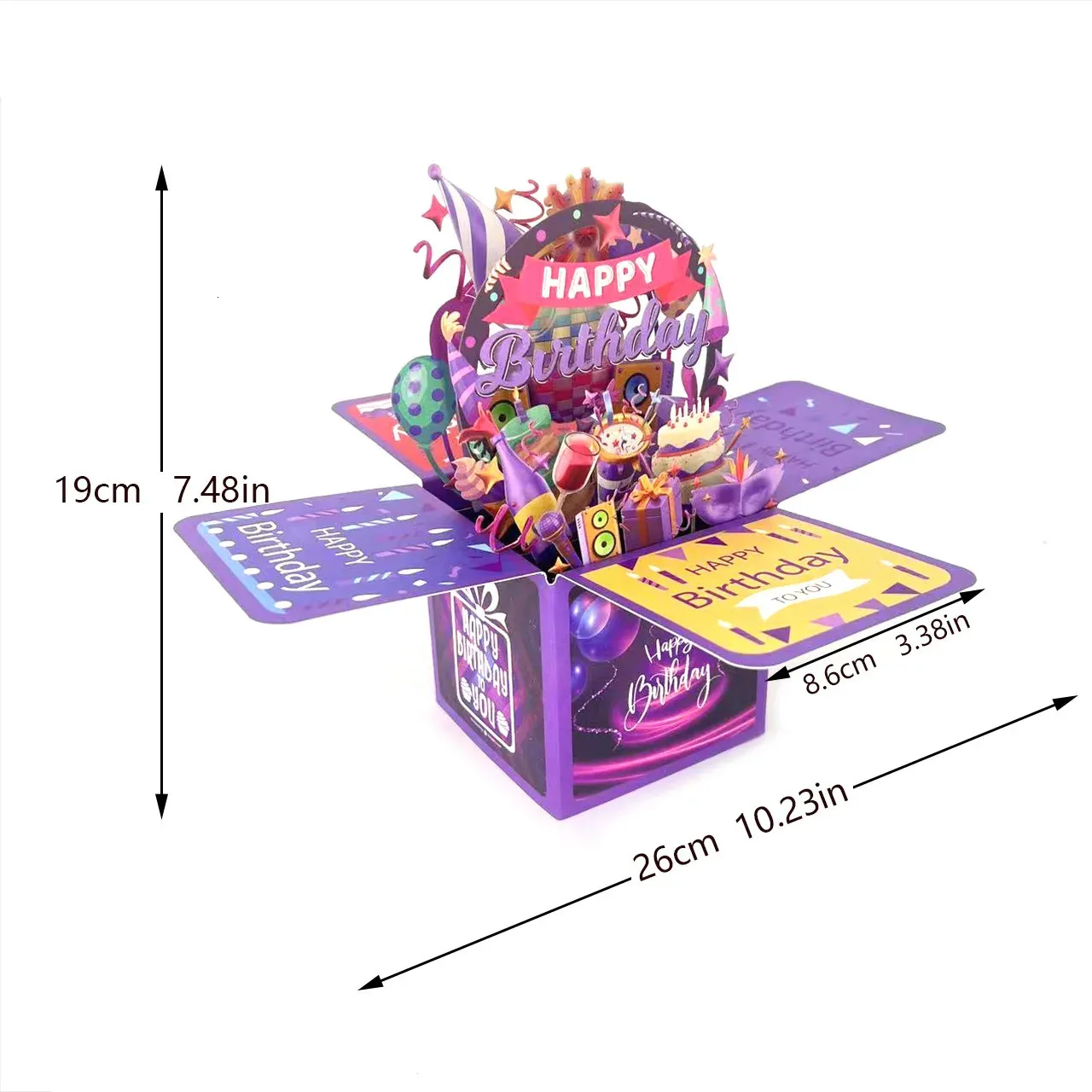 3D Pop Up Happy Birthday Card Birthday Card Gift With... From ...