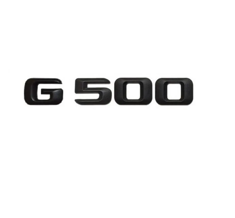 メルセデスベンツGクラスG5003260943のブラックナンバーレターカートランクエンブレムステッカー