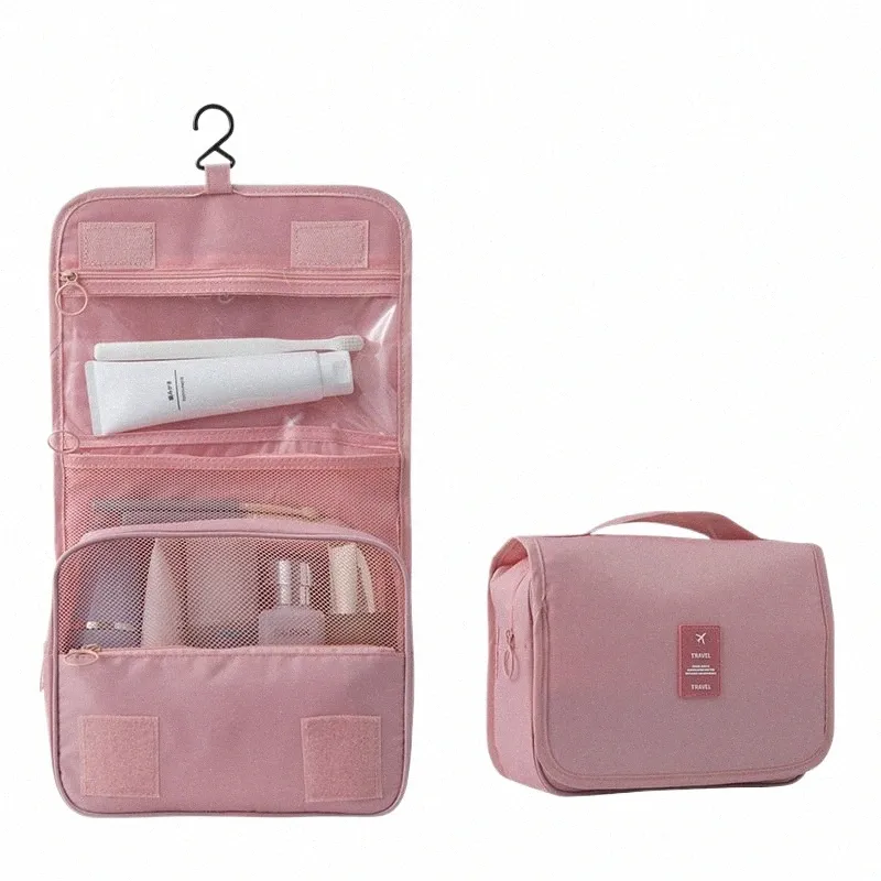 Hochwertige Frauen Make -up -Taschen Toilettenartikel Organizer Hängende Reise Kosmetikbeutel wasserdichte Lagerung Neücher Badezimmer W Bag Q9VH#