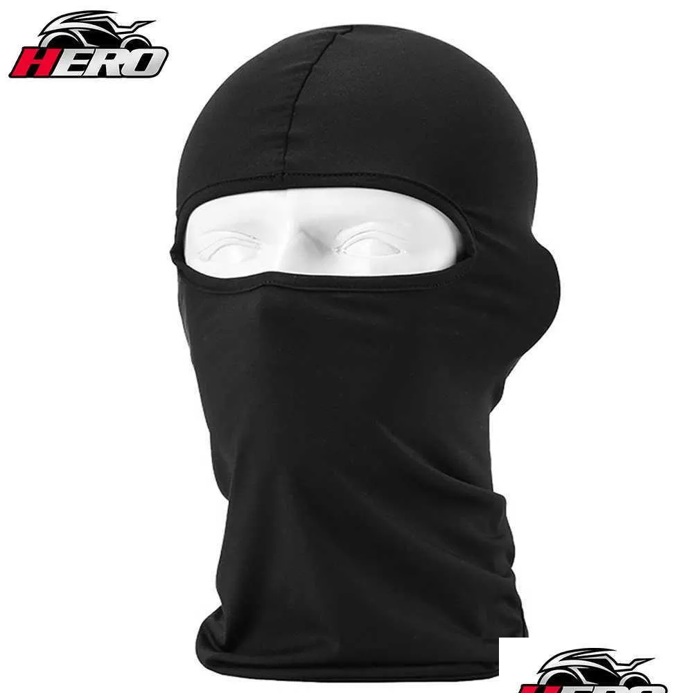 Capillons masques nouveaux masques d'été Clava Motorcycle Face Sport Biker Shield Moto Hood Wind Cap Ski Stopper Trop Drop Livrot Spo Otpzm