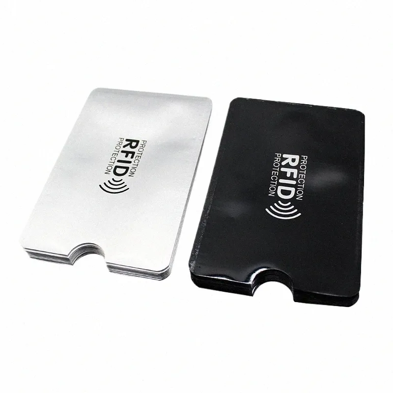 10st Anti RFID Blocking Reader Lock Bank Card Holder ID Bankkort Case Aluminium Protecti NFC Anti-Poft Credit Card Holder T6PE#