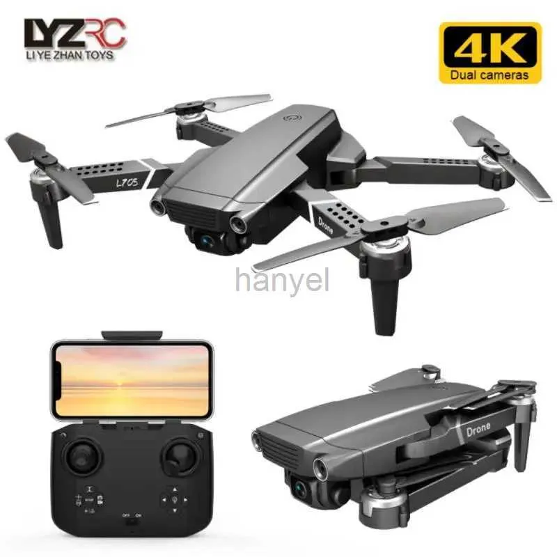 Drones Lenovo L705 4K камера Drone Drone Professinal HD -камеры складные RC Helicopter Wi -Fi FPV Drone Aerial Fixed Hight Sired Toy 240416