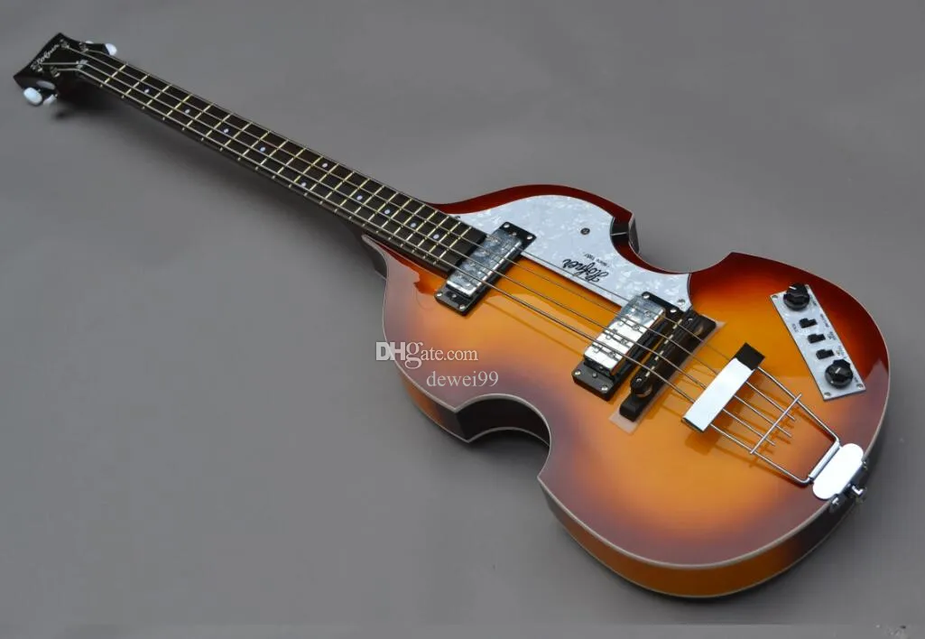 Sunset Hofner Violin Bass Jade Tuner Hofner High-BB Elektro-Bass BB2 Zündbass Gitarre