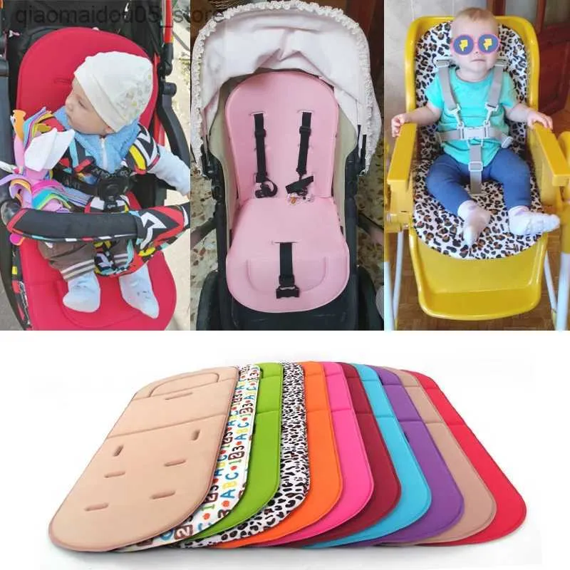 Porte-poussette accessoires New Comfort Baby Chariot Cushion Four Seasons Universal Soft Soutr Chaker Cushion Childrens Cushion Childrens Child Cushion Q240416