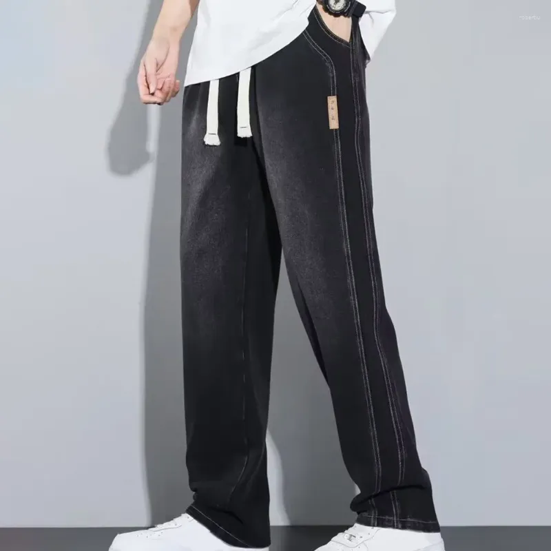 Men's Jeans Pant Pants Trouser Fit Holiday Male Non Stretch Regular Sizes Solid Color Spring Summer Vacation