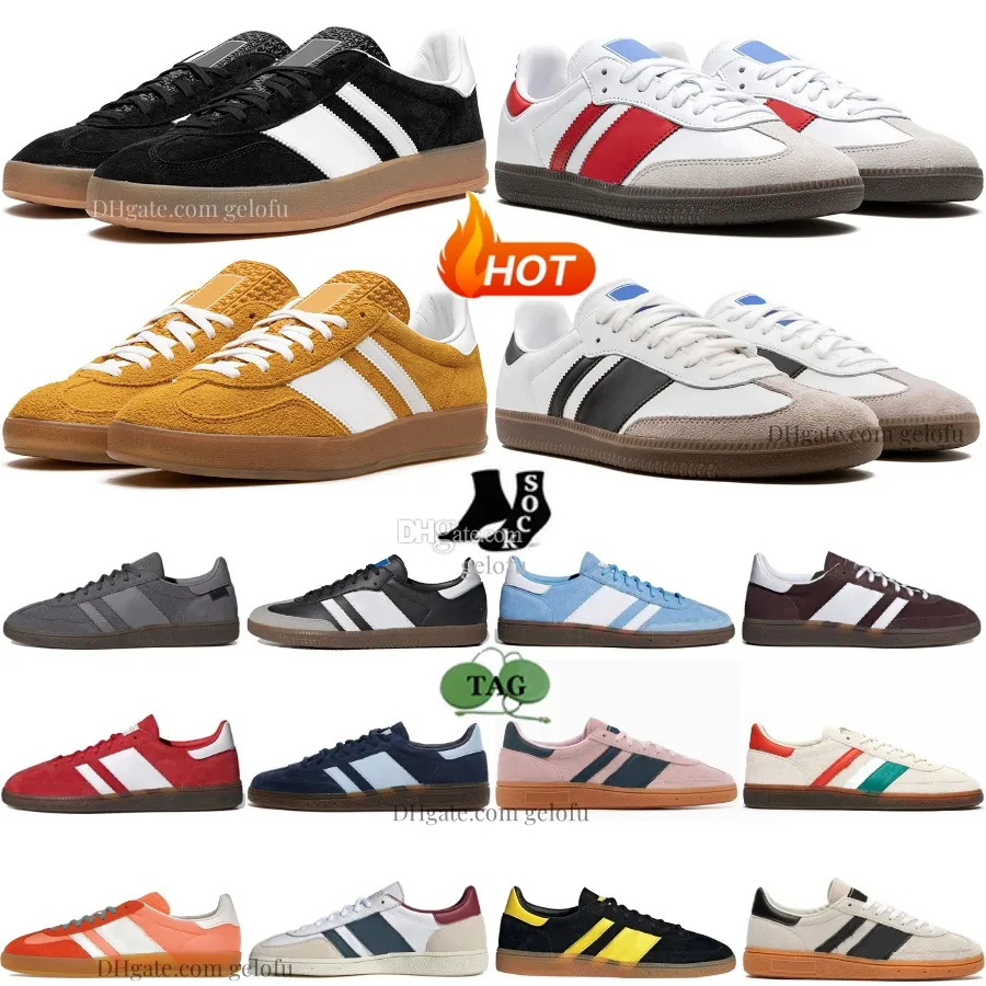 Spezails Designer Sneakers Handball Aluminium Weiß schwarzer Gummi Cloud Clear Pink Brown Schuhe Kern Nacht hellblau Ssambaes Grüne Marinegrau rotes Scharlachrohr Sahne Sand Sand