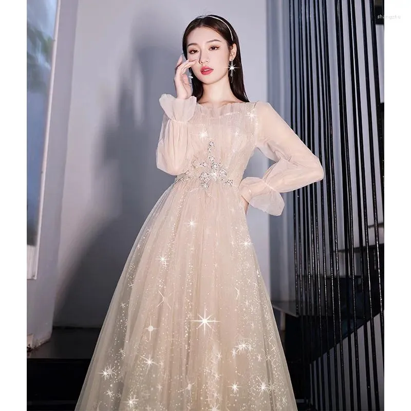 white christmas dresses Champagne Floral Jacquard Mini Dress - Event Dresses main image 0