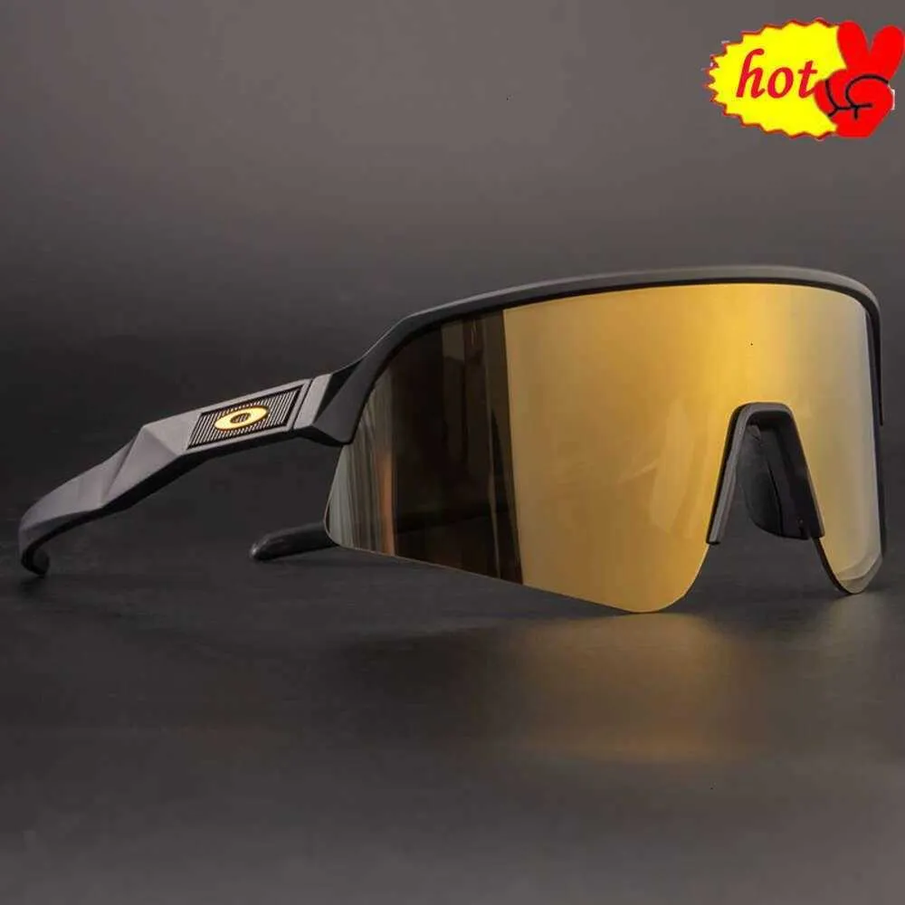 Bisiklet Güneş Gözlüğü Gözlük Gözlükleri UV400 Polarize Siyah Lens Bisiklet Gözlük Sporları Binicilik Gözlükleri MTB Bisiklet Goggles Erkekler için Kılıf 17071