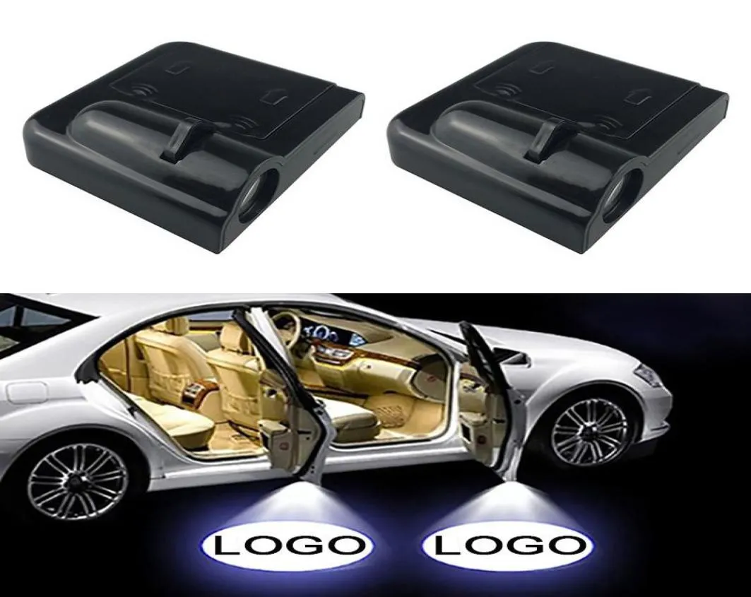 2st Wireless LED CAR DOOR Välkommen Laser Projector Logo Ghost Shadow Light för Mazda Renault Peugeot Seat Skoda Opel Fiat2749601