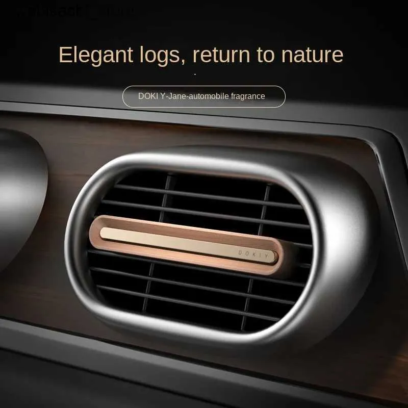 Auto luchtverfrisser Creatieve nieuwe autorisser aroma clip aluminium legering logboeken high-end ornamenten geurverwijdering auto geur geur outlet parfum l49