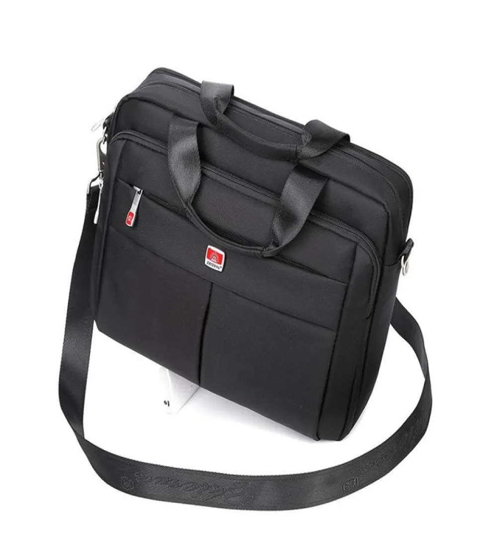 Hela Portable 14quot Laptop Bags Crossbody Portfölj Business Mens Bag Bolsas Homme Large Capacity Oxford Borteckningar för M5945405