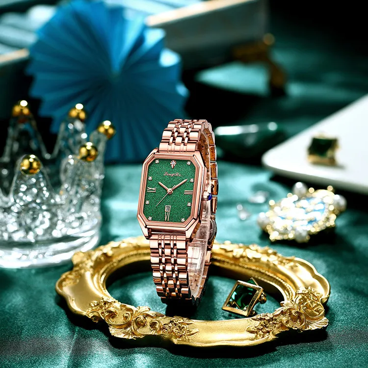 DHgate.com:Womens watch Korean solid steel belt fashion