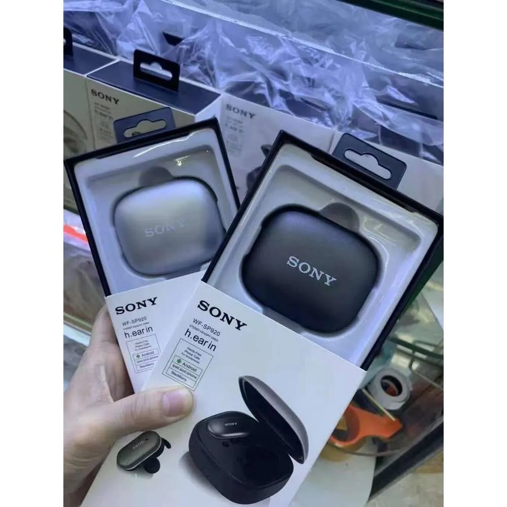 Auriculares Bluetooth inalámbricos de Sony WF-SP920 con reducción de ruido, estéreo deportivo, bajo pesado, adecuado para hombres y mujeres