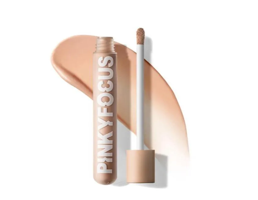 Pinkyfocus silky moisturizing nourishing concealer foundation cream to cover freckles acne spots and dark circles makeup 08087292673