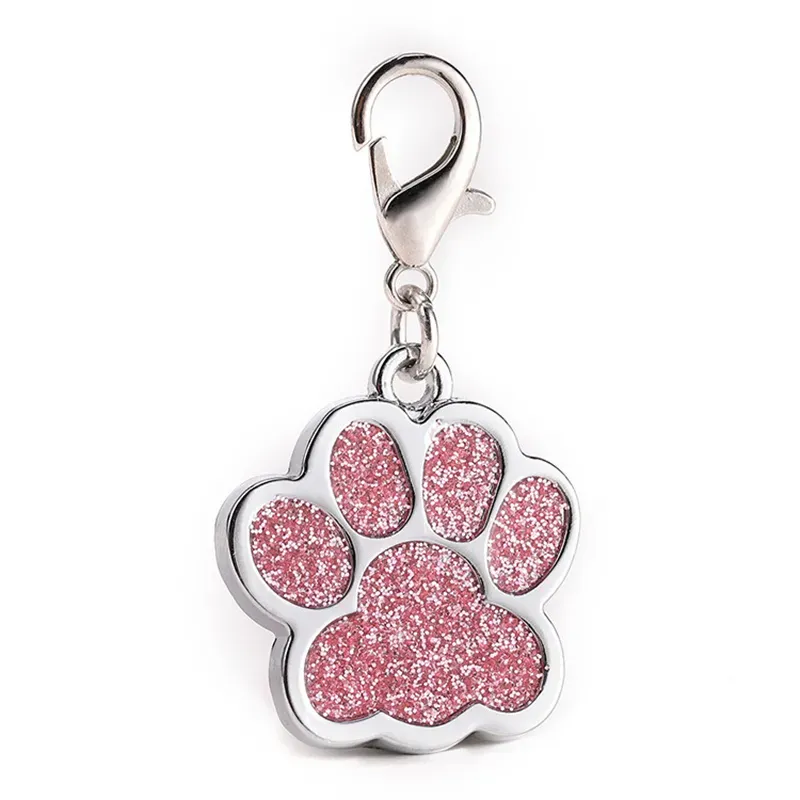 Cartoon Dog Paw Silver Color Fashion keychain for car keys Pendant For Women Man Jewelry