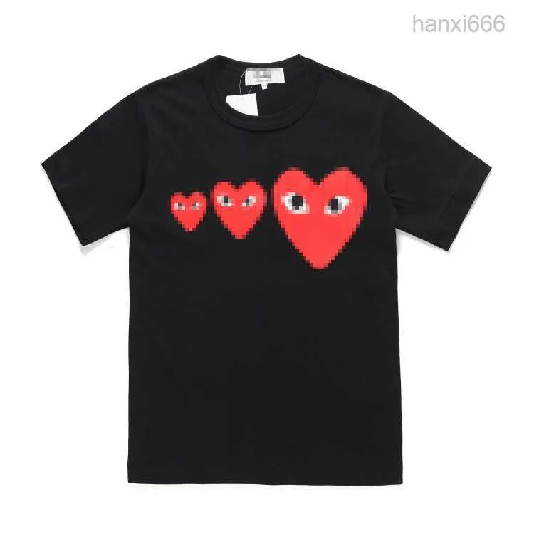 23SS Tee T-Shirts Com des Garcons CDG Play T-Shirt Invader Artist Edition XL Brandneue 5703