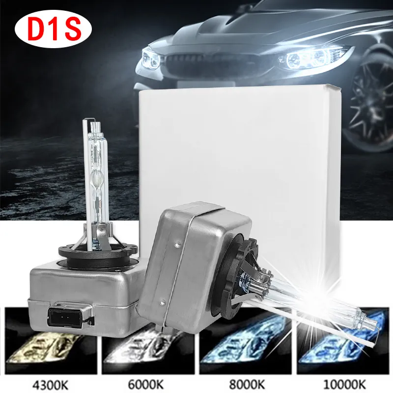 D1S HID Headlight Bulbs, 4300K 6000K 8000K 12000K Cool White, Xenon Replacement Bulb Xenon HID Light Bulbs