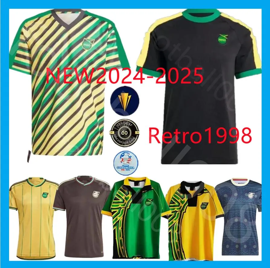 2024 25 1998 Morrison Jamaica Soccer Jerseys 23 24 National Football Team Bailey Bailey Lowe Antonio Reid Nicholson Sinclair Whitmore Home Away Vintage Retro Shirts