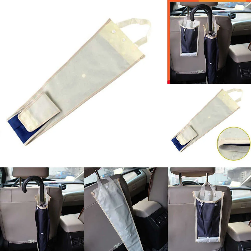 2024 Car Hanging Umbrella Storage Bag Waterproof 75Cm Plastic Folding Cover Portable Home Office Storage Bags For Long Umbrellas