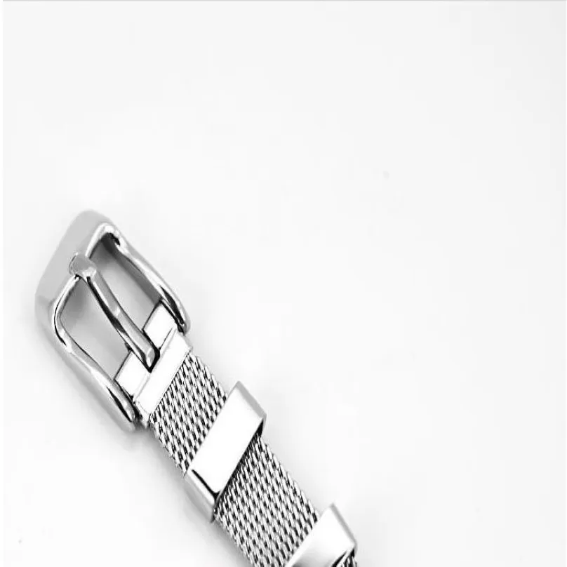 Bracelet de chaîne en acier inoxydable de de 10 mm avec des bouchons en caoutchouc Utiliser le bricolage avec des lettres de glissière en réductions 269m