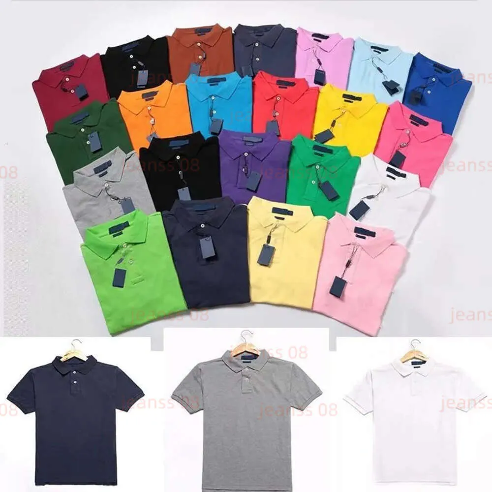 Ralphss RL Shirt Polo Shirt High Quality Brand Pony Embroidery Trackuit Men's Shirts DesignerS Shird Standing Collar Cotton Fashion Mens Women Polo