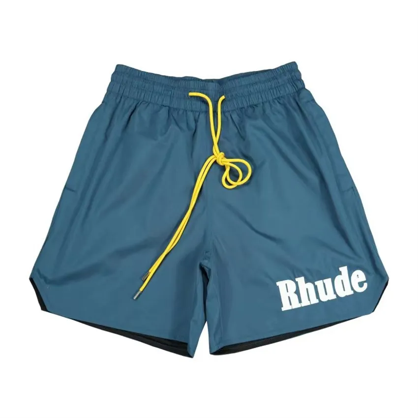 Nuevo diseñador pantanes cortos rhude pantalones cortos de verano pantalones de playa hombres de alta calidad pantalones de ropa para hombres cortos size s-xl n-33