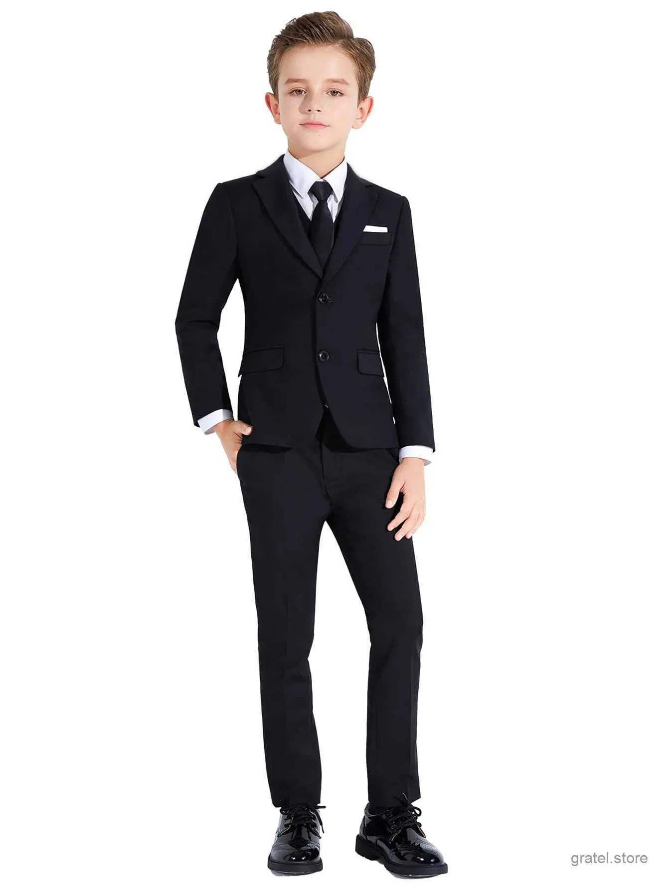 Suits Boys Suits Colorful Formal Suits 5 Piece Slim Fit Dresswear Suit Set