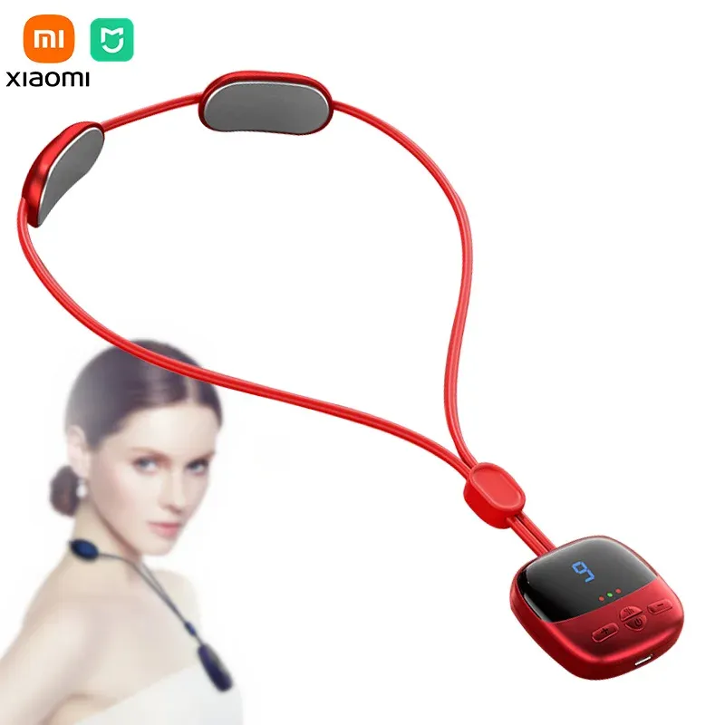 Producten Xiaomi Mijia Smart hangende nek Schouder Cervicale wervelkolom Massager Nek Hot Compress Nek Artefact Baggere nekbeschermer van de wervelkolom