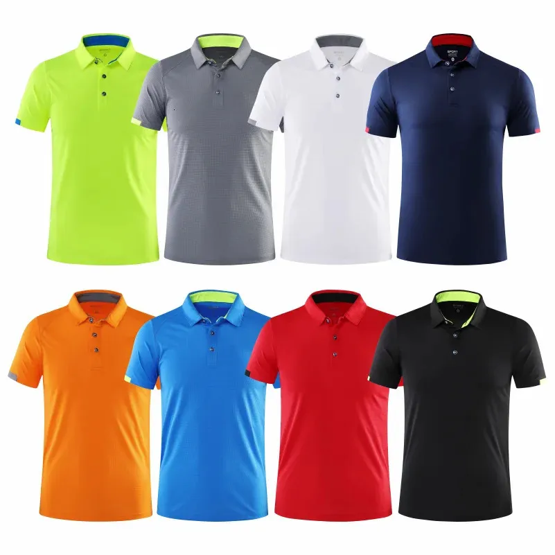 Schnelltrocknen kurzärmeliges Polo -Shirt Golf Company Group Marke Atmungsaktiv
