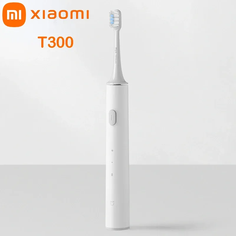 منتجات Xiaomi Mijia فرشاة الأسنان الكهربائية T300 عمر بطارية طويلة ، فرشاة الأسنان سونيك IPX7 مقاومة للماء محرك مغناطيسي عالي التردد
