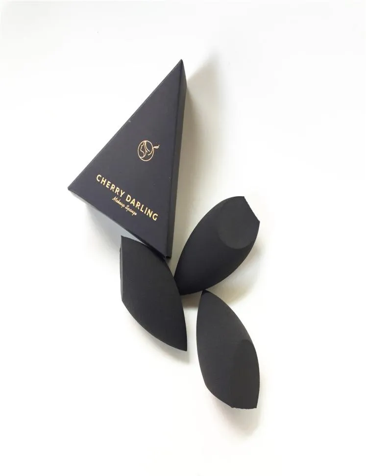 Cherry Darling 3D Definer Beauty Makeup Blending Sponge Black Soft化粧品アプリケーター用クリームリキッドファンデーションパウダー2730527