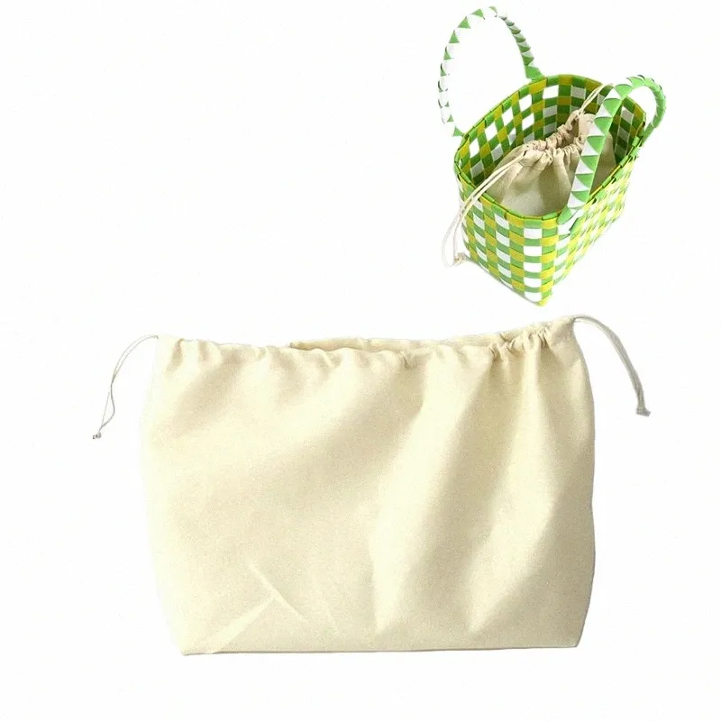 internal Storage Bag for Handbag Women's Totes Bags Lining Insert Bag Drawstring Pocket Q3kY#