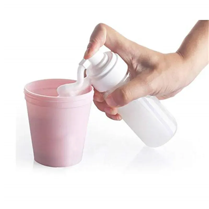 100ml Travel Foamer Bottle Empty PET Plastic Foam Pump Bottles Hand Wash Soap Mousse Face Cleaner Cream Dispenser Container Jar