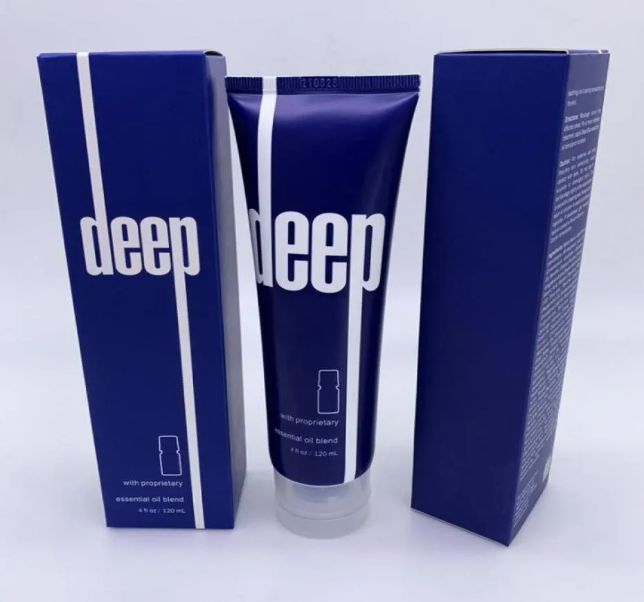 Deep Blue Rug Topical Cream med eterisk olja 120 ml CC Creams Skinvård Lugnande blandad i en bas av fuktgivande mjukgörare Fee8777482