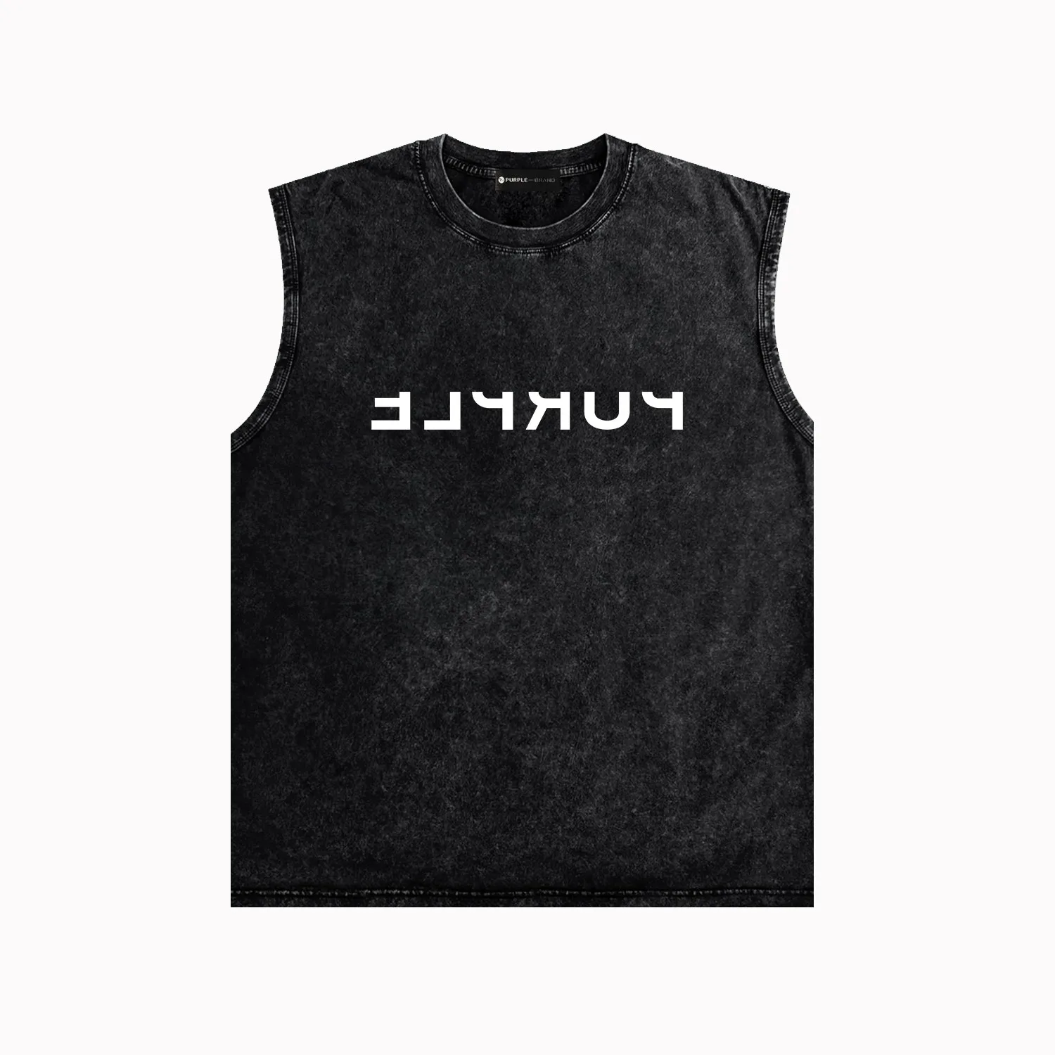 lila Weste Trendy Marke T-Shirts Designer Herren Tanktops ZJBPUR060 61 64 Kunst einfach