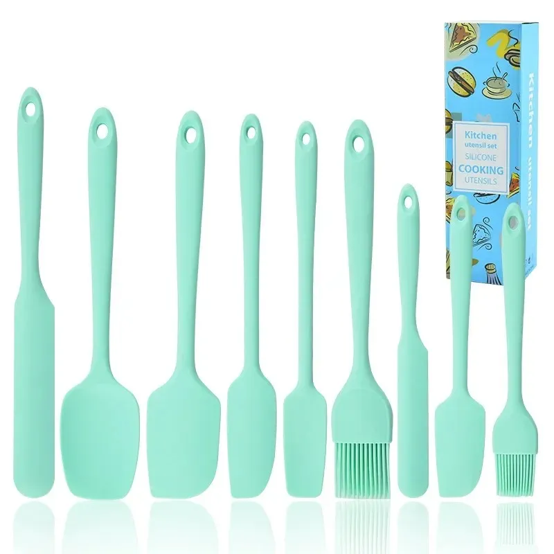 Cozinha silicone bolo de manteiga bolo de espátula mixagem massa raspador pincel mixer bolo pincéis de cozimento