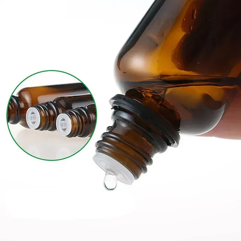 Glass Bottles for Essential Oils Dropper Vials with Orifice Cap Aromatherapy Perfume Samples DIY Supplies Tool