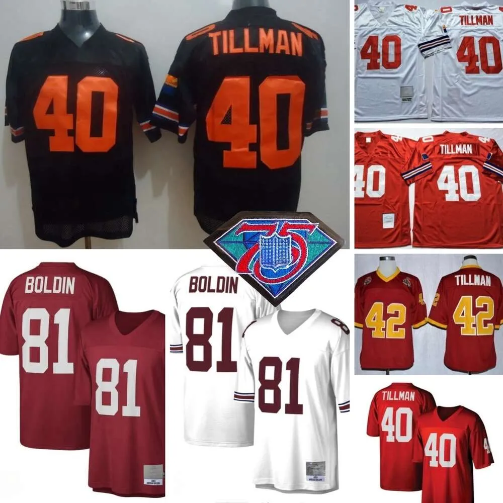 커스텀 75 회전 백 40 Pat Tillman Football Jerseys 81 Jackie Smith 22 Roger Wehrli 35 Aeneas Williams 33 Ollie Matson 13 Kurt Warner Patrick Peterson