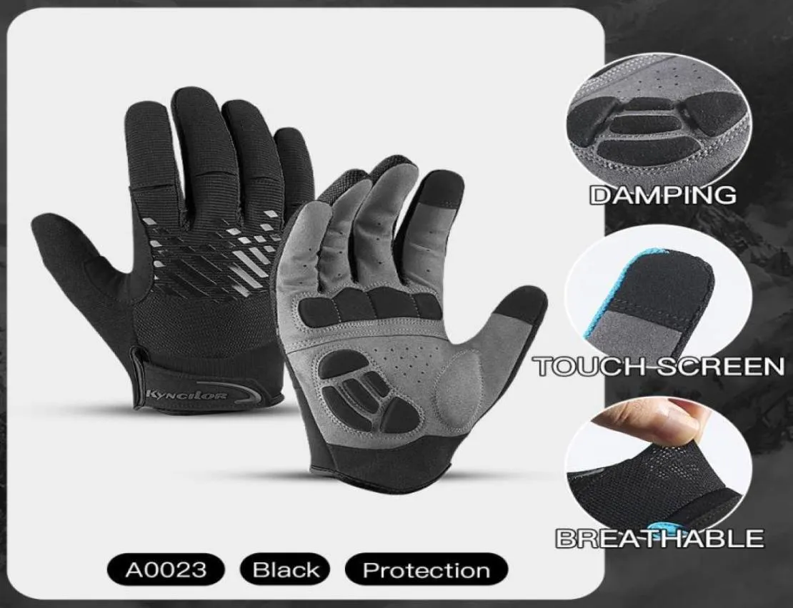 Luvas de ciclismo Bicicleta de dedo completa de inverno Manter homens homens Mulheres de bicicleta Protetor de esportes ao ar livre Touch SN Fitness2498969